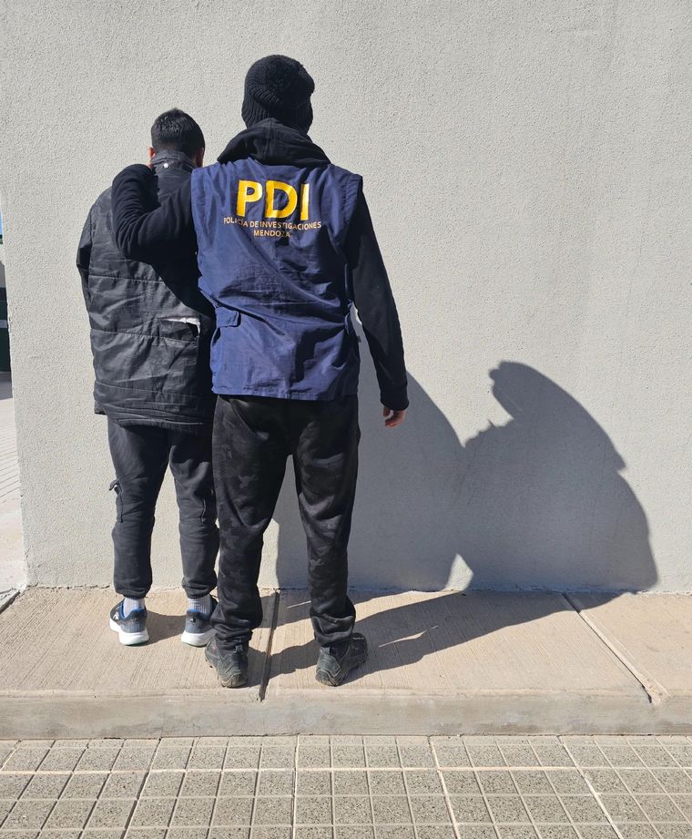 El sindicado autor material del crimen. Foto: Ministerio de Seguridad de Mendoza