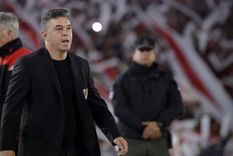 Marcelo Gallardo se mostró muy molesto con el rendimiento de su equipo ante Lanús (foto de archivo)