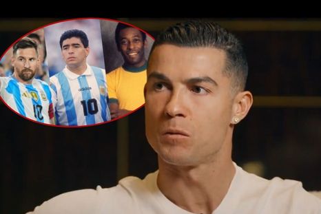 Los dichos de Ronaldo causaron polémica en el mundo entero. Foto: IG oficial de @pele @maradona @leomessi | Captura de TV