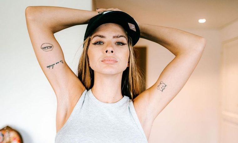La China Suárez desmintió la versión de pelea con Rusherking Foto: Instagram @sangrejaponesa