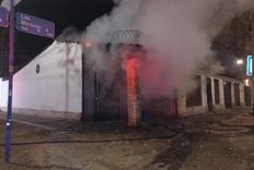 Una casa se incendió en Las Heras y la destrucción fue total Foto: Ministerio de Seguridad de Mendoza Una casa se incendió en Las Heras y la destrucción fue total Foto: Ministerio de Seguridad de Mendoza