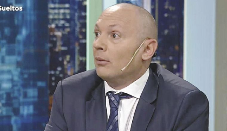 Marcelo DAlessio, en uno de los programas de tv a los que solía visitar para difundir su información