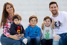 Así pasan la cuarentena los Messi. Foto: Pinterest