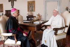 Robert Prevost, como cardenal, junto al papa Francisco. Foto: ©VATICAN MEDIA Robert Prevost, como cardenal, junto al papa Francisco. Foto: ©VATICAN MEDIA