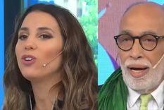 Cinthia Fernández y el Negro González Oro Cinthia Fernández se despidió del Negro González Oro. Foto: Captura de TV