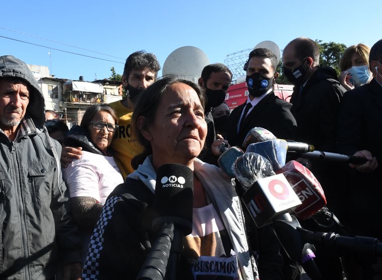 La abuela de Maia habló luego de su aparición. Foto: Télam