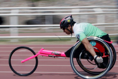 un mendocino rompio un record en silla de ruedas