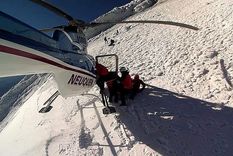 murio un escalador en el ascenso al volcan lanin y otro esta grave