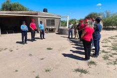 Tras dos días de búsqueda, hallaron a Antonia Díaz, deshidratada pero estable, junto a sus perros. Foto: Policía de Córdoba