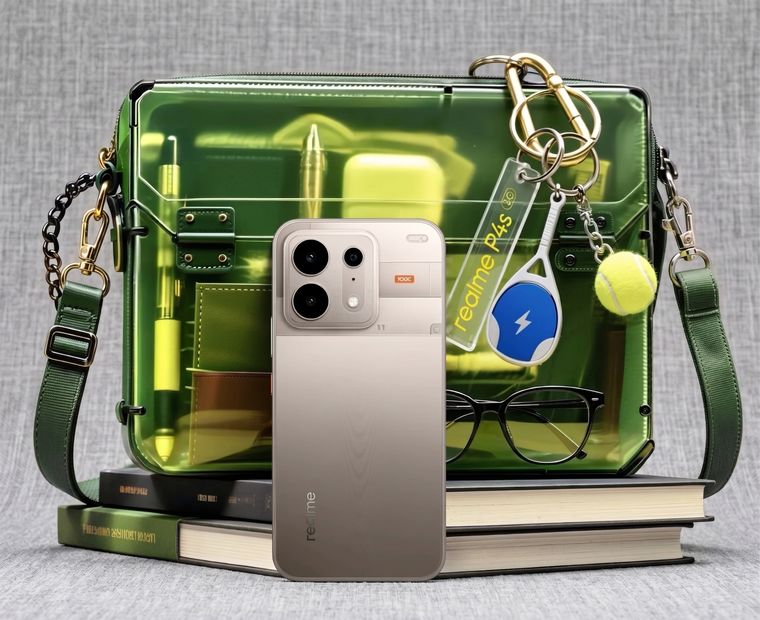 El nuevo Realme P4s 5G ofrece una pantalla fluida de 144 hercios y bater&iacute;a de 8.000 mAh.