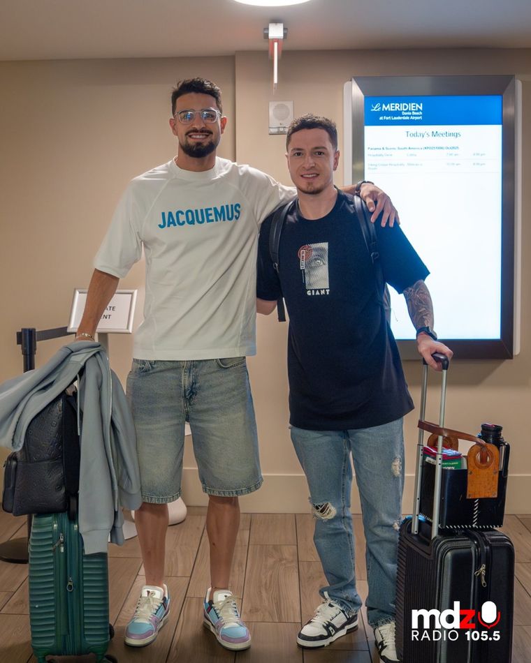 José Manuel López junto a Aníbal Moreno. José Manuel López junto a Aníbal Moreno.