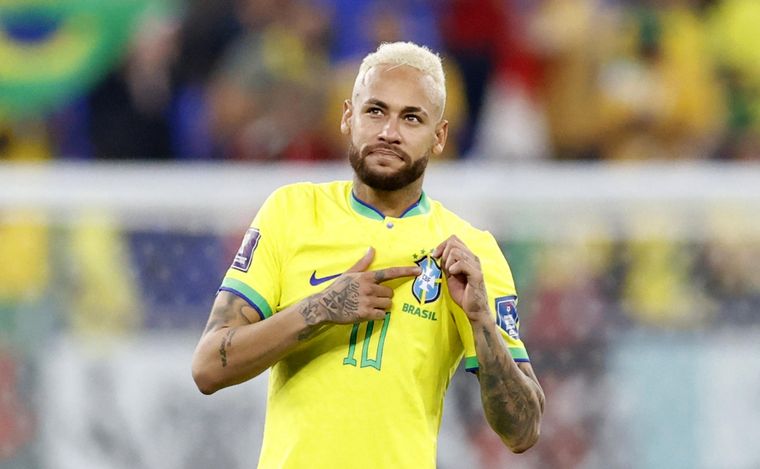 Neymar mostró tranquilidad tras la goleada de Brasil ante Corea del Sur. Foto: EFE