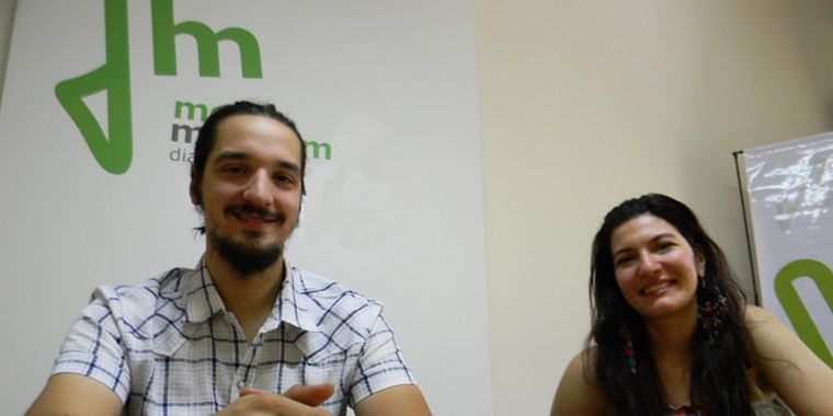 Jonathan Boffino y Cecilia Fonzalida, directores de Casa Taller Foto: Maggie Ojcius/Mediamza.com