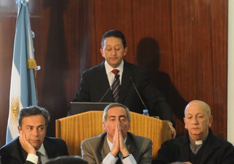 Jaque, en el lanzamiento del pacto. Foto: Marcelo Ruiz/ MDZ