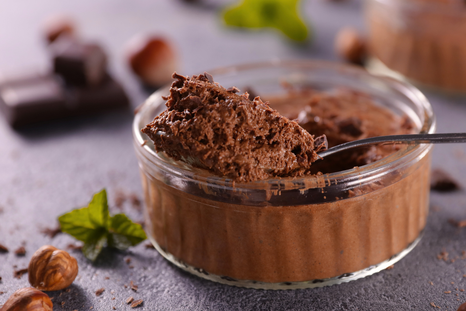 Prepará una rica mousse vegana. Prepará una rica mousse vegana.