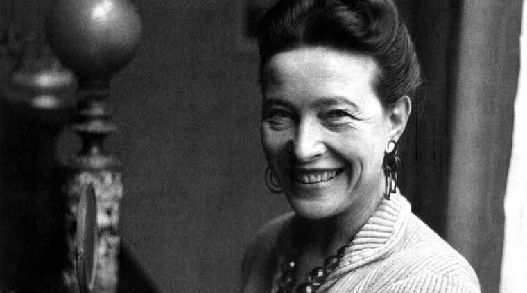 Simone de Beauvoir, una filósofa feminista y revolucionaria. Foto: esacademic.com