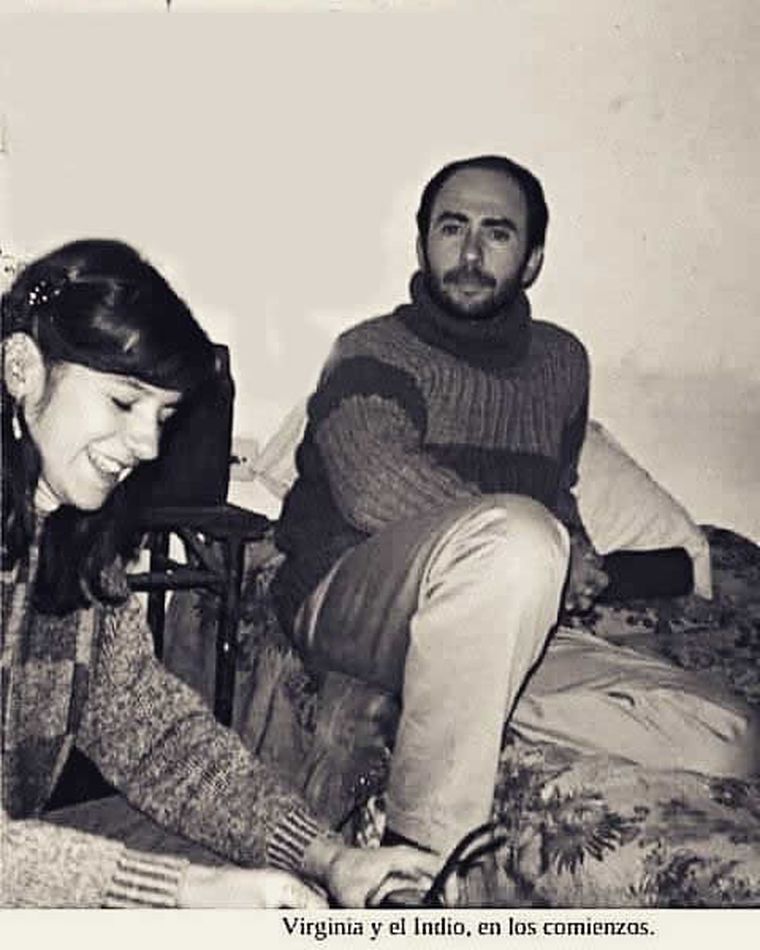 La pareja a inicios de los 80. La pareja a inicios de los 80.