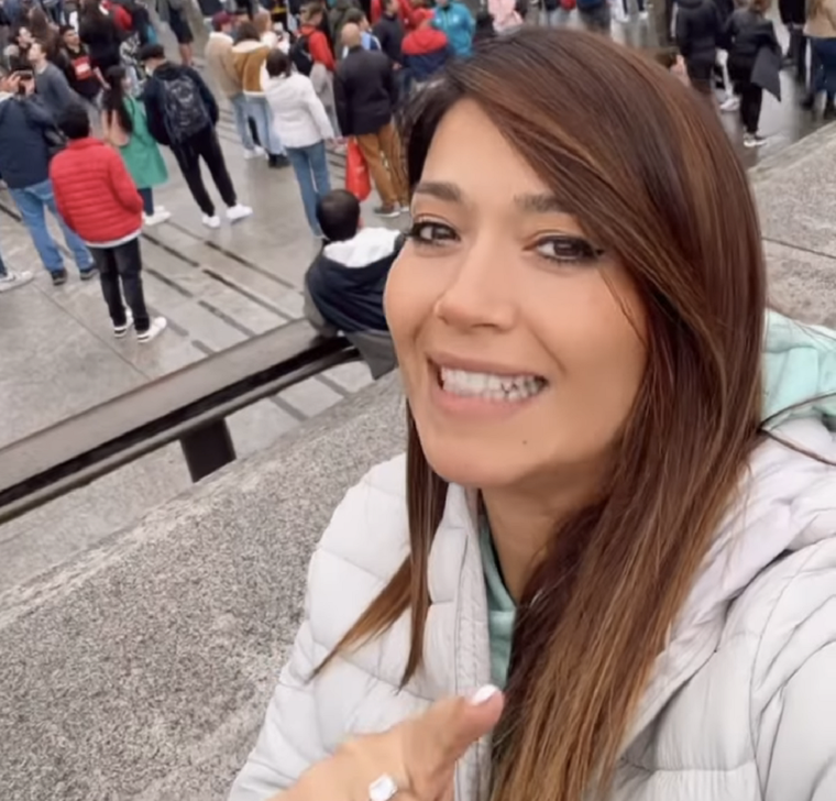 Gisela Campos disfruta en la isla británica. Foto: Instagram