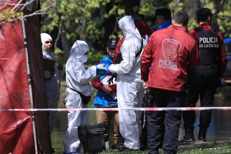 Cuerpo hallado en los Lagos de Palermo Foto: Foto: NA