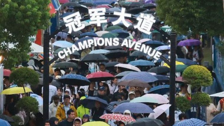 Las lluvias complican la normal disputa del Masters. Foto: @SH_RolexMasters