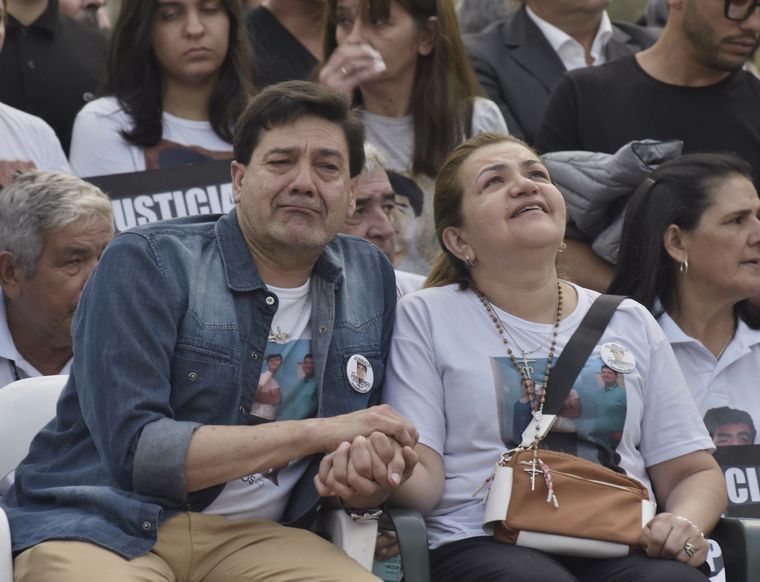 Los padres de Fernando. Foto: Noticia Argentinas