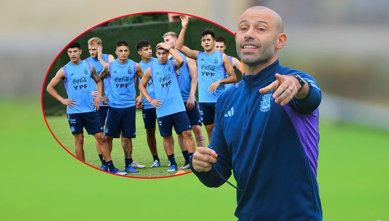 Mascherano suma problemas para armar el plantel Sub 23 para los Juegos Olímpicos de París 2024. Foto: NA