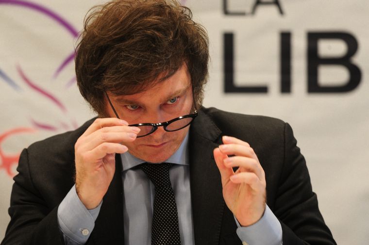 Javier Milei le dedicó una irónica respuesta a un tuit realizado por Sergio Massa Foto: Télam