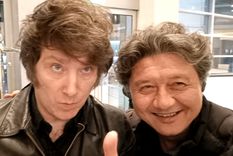 Javier Milei y Carlos Kikuchi Foto: Twitter @JMilei