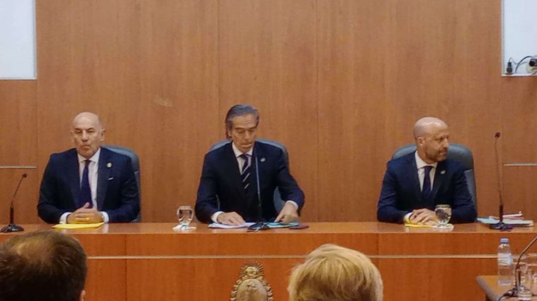 Los jueces de Casación Diego Barroetaveña, Gustavo Hornos y Mariano Borinsky Los jueces de Casación Diego Barroetaveña, Gustavo Hornos y Mariano Borinsky