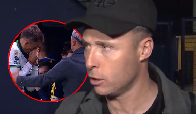 El DT manifestó su enojo.