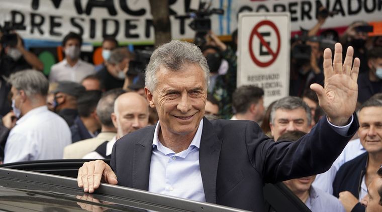 Mauricio Macri apoyó a Viviana Canosa por el escándalo con A24. Foto: TELAM