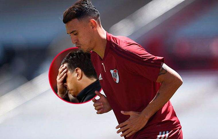 Matías Suárez tuvo una distensión en el sóleo de la pierna derecha y estará parado al menos por dos semanas.