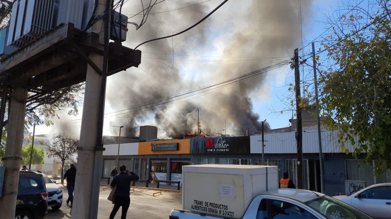 El incendio ocurrió en la mañana de este martes