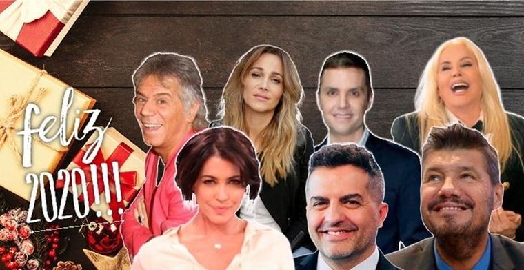 Los famosos celebraron la llegada del 2020