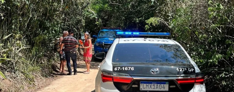 La escena del asesinato. Foto: NA