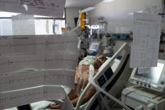 Terapia intensiva de Covid-19. Foto: Telam