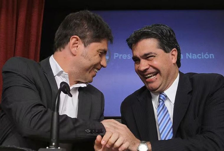 Kicillof le dio trabajo en el Banco Provincia al exgobernador chaqueño Jorge Capitanich. Foto: Télam