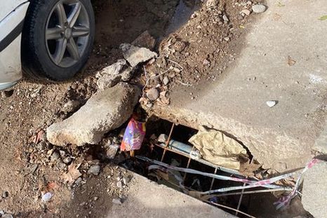 Vecinos denunciaron la rotura de un caño en Godoy Cruz Vecinos denunciaron la rotura de un caño en Godoy Cruz