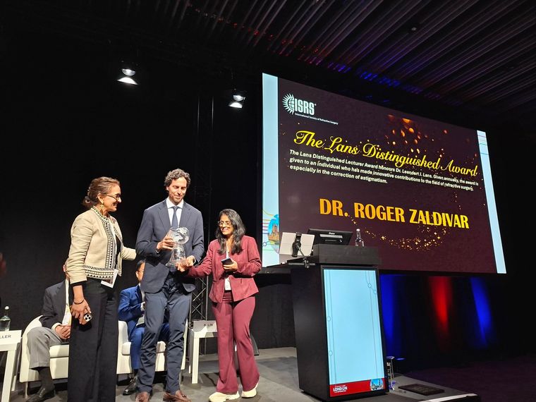 Roger Zaldivar premiado en Londres.