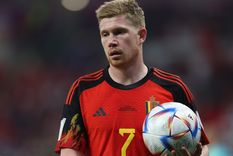 De Bruyne, extremadamente pesimista con las chances de campeonar de su selección de Bélgica en Qatar 2022. Foto: EFE De Bruyne, extremadamente pesimista con las chances de campeonar de su selección de Bélgica en Qatar 2022. Foto: EFE