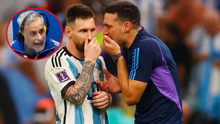 Messi y Scaloni habrían tenido un tenso cruce tras las palabras del DT en el Maracaná, según Rial