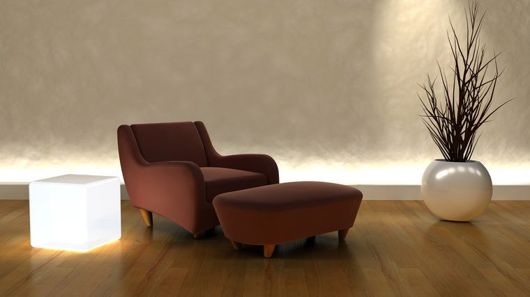 El espacio vacío también forma parte del diseño interior. Créditos: Pixabay.