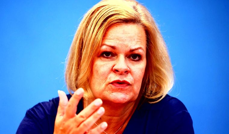 La ministra del Interior alemana, Nancy Faeser, dio precisiones. Foto: Efe.