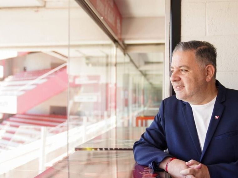 El presidente de Independiente, Fabián Doman. Foto: @MuyCAI