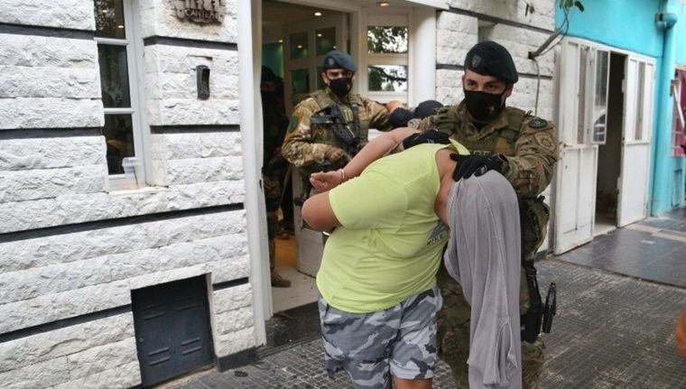 Lucho Cantero, detenido. Foto: Gentileza Rosario3