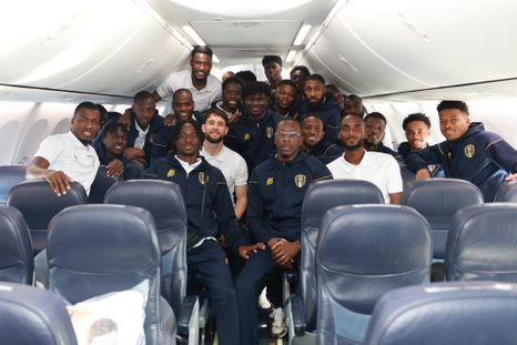 Los jugadores de Mauritania no podían creer que iban a jugar contra Argentina. Los jugadores de Mauritania no podían creer que iban a jugar contra Argentina.