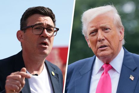 Donald Trump y Andy Burnham Donald Trump y Andy Burnham