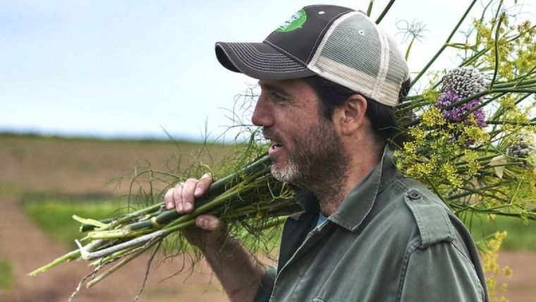Franco Fubini, fundador de la empresa proveedora de frutas y verduras Natoora. Foto: VALERIA NECCHIO