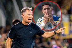 Di María despidió a Holan tras su salida de Central. Di María despidió a Holan tras su salida de Central.