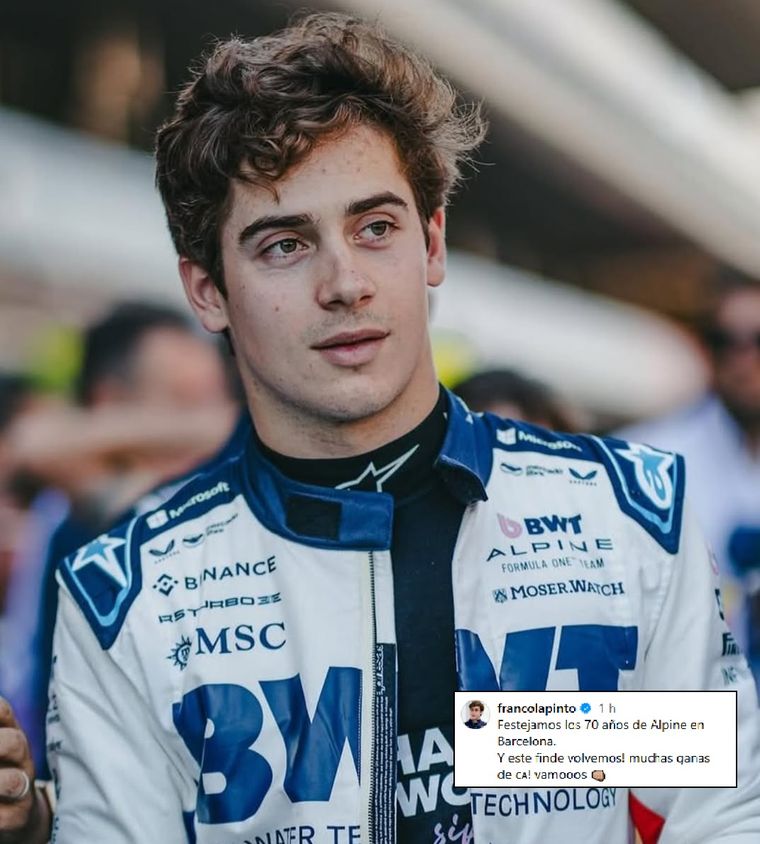 La irónica respuesta de Franco Colapinto a su ingeniero durante el GP de Canadá